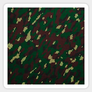 Camouflage - Dark green and Brown Army Sticker